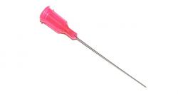 Przyklejone igły dozujące z kaniulą ze stali nierdzewnej 38,1mm czerwone 25G 1szt