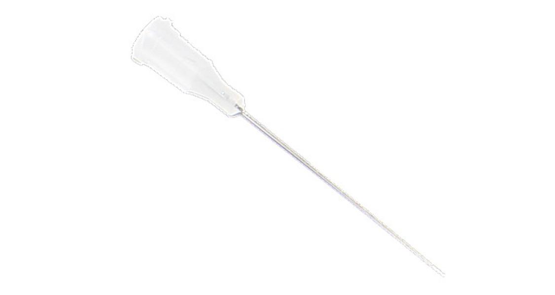 Przyklejone igły dozujące z kaniulą ze stali nierdzewnej 38,1 mm przezroczyste 27G 1 szt