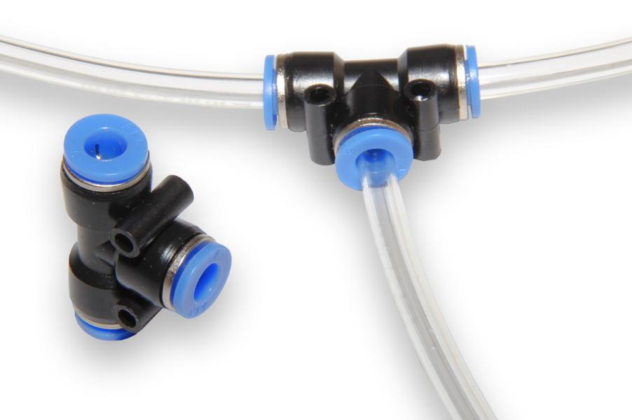 Szybkozłącze - trójnik do węży 6 mm