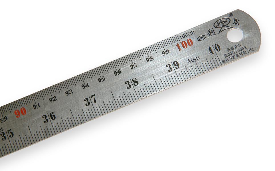 Linijka ze stali nierdzewnej 100 cm