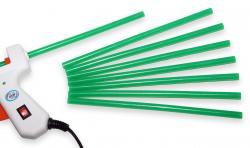 Pręt do pistoletu do topienia kleju, zielony, średnica 7,5 mm, 1 szt