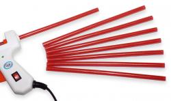 Sztyft do pistoletu do topienia w kolorze czerwonym, średnica 7,5 mm, 1 szt