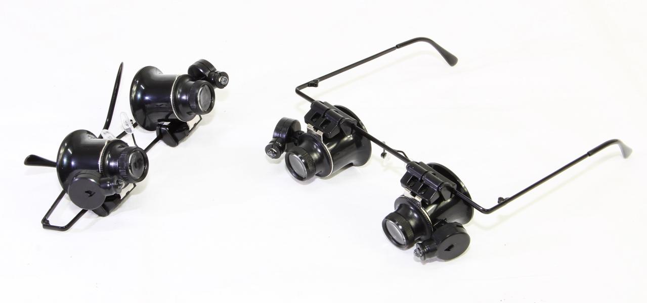 Lupa inspekcyjna i zegarmistrzowska z podświetleniem LED