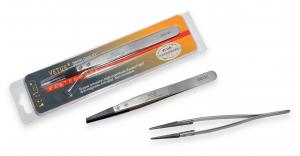 Antystatyczna pęseta ze stali nierdzewnej VETUS ESD-2A z końcówką z PPS