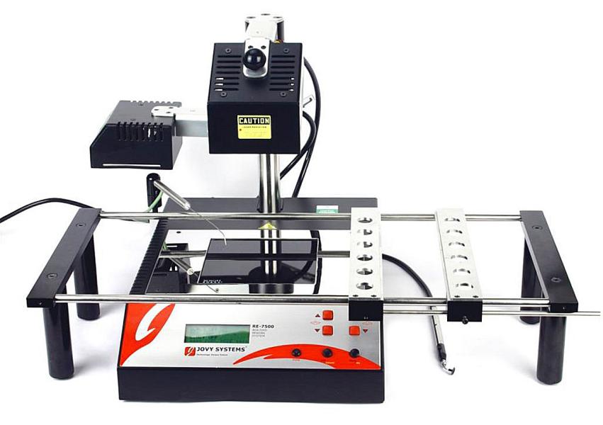 Stacja lutownicza na podczerwień JOVY RE-7500 ze stołem roboczym do PCB