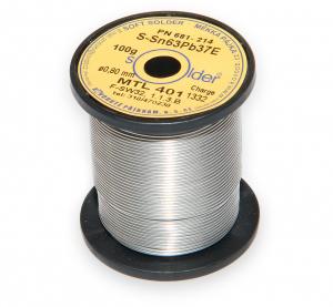 Lut ołowiowy S-Sn63Pb37E średnica 0,8 mm