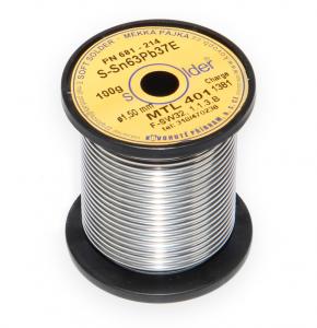 Lut ołowiowy S-Sn63Pb37E średnica 1,5 mm