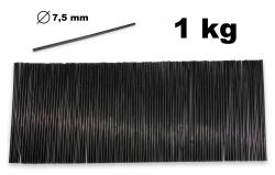 Czarne wkłady topliwe do pistoletu do kleju o średnicy 7,5 mm 1 kg