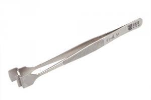 Pęseta ze stali nierdzewnej do talerzy i plastrów BEST BST-91-4L