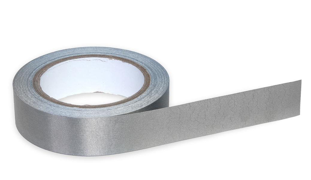 Przewodząca ekranująca taśma samoprzylepna tkana z włókien metalowych, szerokość 30 mm