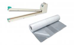 Zgrzewarka dźwigniowa do folii FRN-700 z belką zgrzewającą o szerokości 700 mm