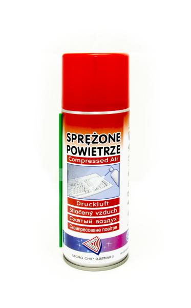 Czyszczące sprężone powietrze w sprayu 400 ml