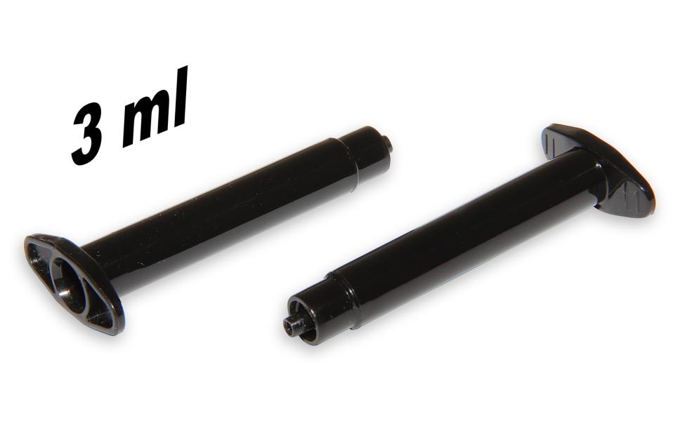 Wkład dozujący 3 ml, czarny, nieprzezroczysty