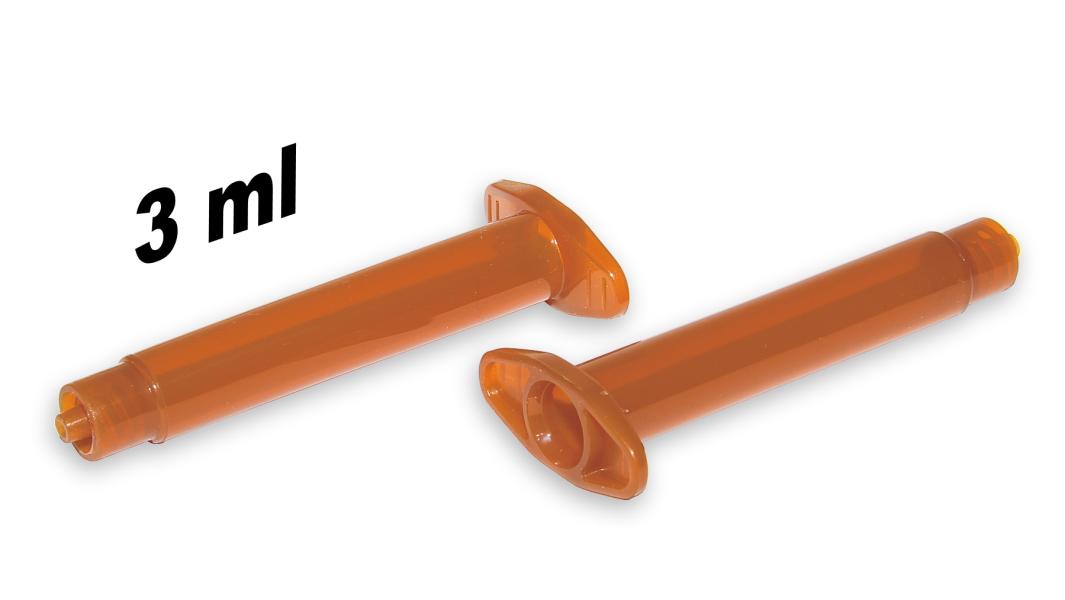 Wkład dozujący 3 ml bursztynowy - nieprzepuszczalny dla promieni UV