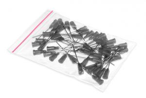 Igły dozujące ze stali nierdzewnej z włożoną rurką teflonową 38,1 mm 21G 50 sztuk