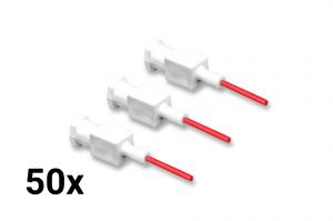 Igły dozujące z elastyczną kaniulą polipropylenową czerwone 16G 12,7mm 50szt