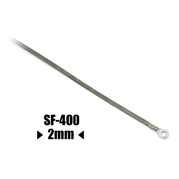 Wymienny oporowy drut topliwy do zgrzewarki SF-400, szerokość 2 mm, długość 445 mm