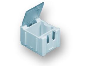 Miniaturowe plastikowe szuflady na komponenty SMD B1 - niebieskie