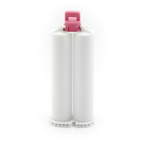 Podwójny kartridż stomatologiczny 1:1 2x25ml dwuskładnikowy 50ml biały