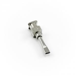 Płaska igła dozująca ze stali nierdzewnej 13G 0,5"