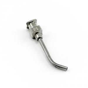 Igła dozująca ze stali nierdzewnej zakrzywiona pod kątem 45° 14G 1"