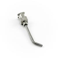 Igła dozująca ze stali nierdzewnej zakrzywiona pod kątem 45° 15G 1\"