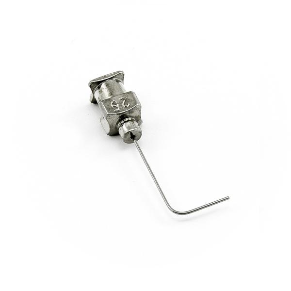 Igła dozująca ze stali nierdzewnej 90° prostokątna 25G 1"