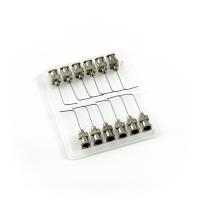 Prostokątne igły dozujące 90° ze stali nierdzewnej 25G 1\" zestaw 12 szt