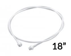 Wąż łączący z gwintem Luer Lock 18"