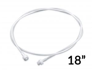 Wąż łączący z gwintem Luer Lock 18"