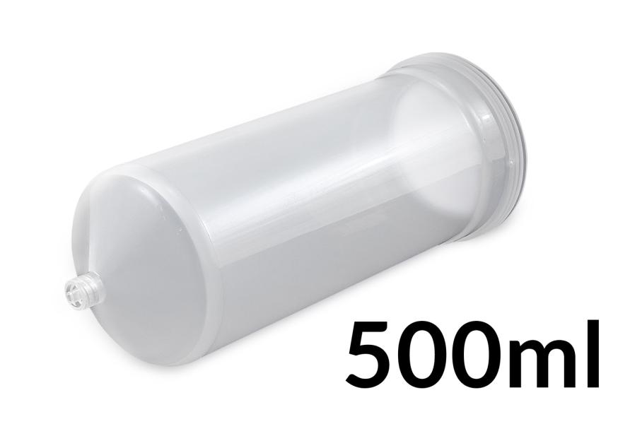 Wkład 500ml biały półprzezroczysty
