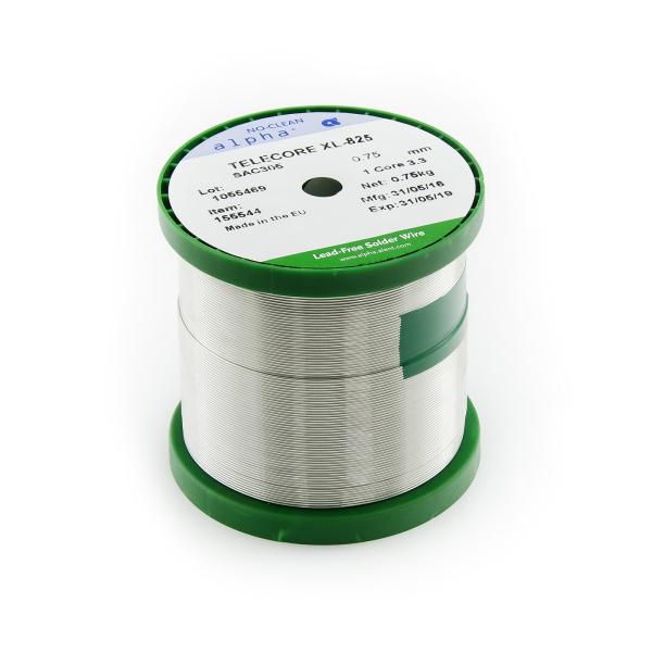 Cyna bezołowiowa Alpha Telecore XL-825 SAC305 S-Sn96,5Ag3Cu0,5 750g 0,75mm