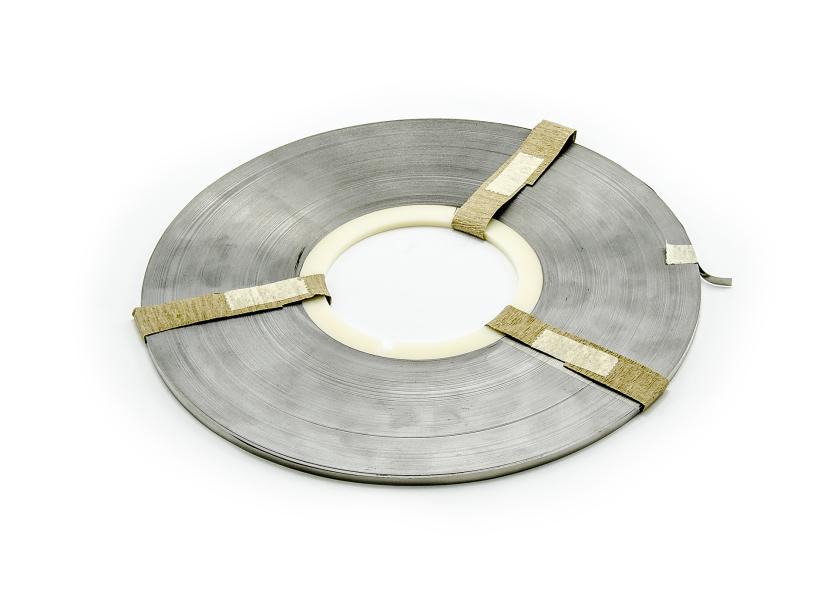 Niklowany drut płaski do spawania (zgrzewania punktowego) akumulatorów w workach akumlatorowych 4 mm