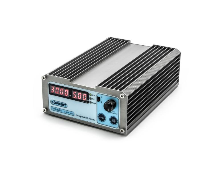 Zasilacz laboratoryjny impulsowy Gophert CPS-3205 0-32V/5A