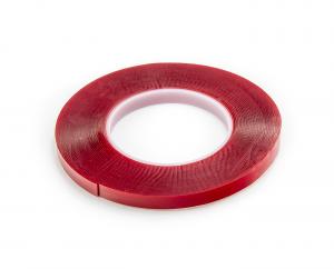 Wzmocniona dwustronna taśma samoprzylepna przezroczysta, grubość 1 mm, szerokość 10 mm, długość 10 m