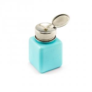 Dozownik płynu z pompką ESD bezpieczny 150ml niebieski