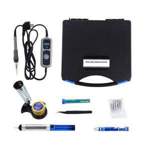 Przenośna mikrolutownica Yihua 908D w walizce z akcesoriami