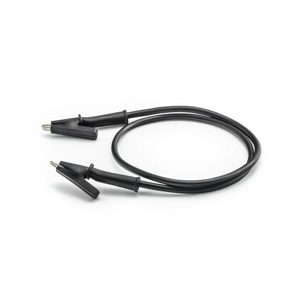 Kabel krokosvorka - krokosvorka 50cm czarny