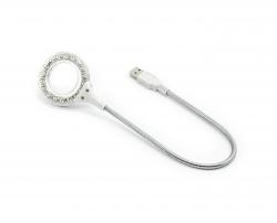 Okrągła lampa LED USB z elastyczną diodą LED 18x