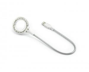 Okrągła lampa LED USB z elastyczną diodą LED 18x