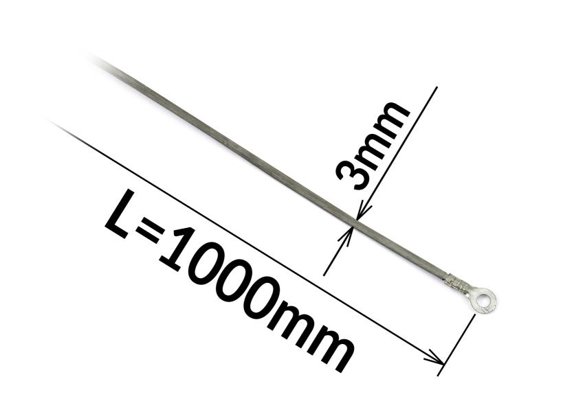 Topliwy drut oporowy do zgrzewarki FRN-1000, szerokość 3 mm