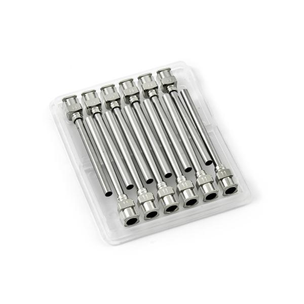 Zestaw 12 sztuk igieł dozujących ze stali nierdzewnej 11G 1,5"