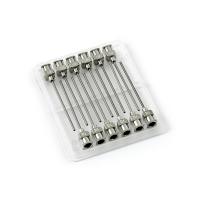 Zestaw 12 sztuk igieł dozujących ze stali nierdzewnej 18G 1,5\"