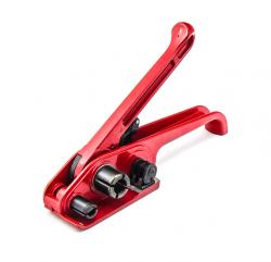 Napinacz do taśm plastikowych PP, PES, PET z nożem, całkowicie metalowy, do 20 mm