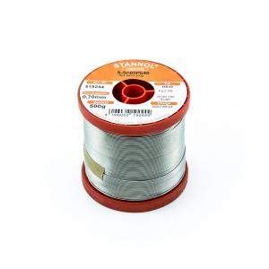Cyna rurkowa 0.7mm Sn60Pb40 HS10 STANNOL 500g