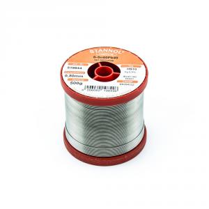 Lut cynowy rurkowy 0.8mm Sn60Pb40 HS10 STANNOL 500g