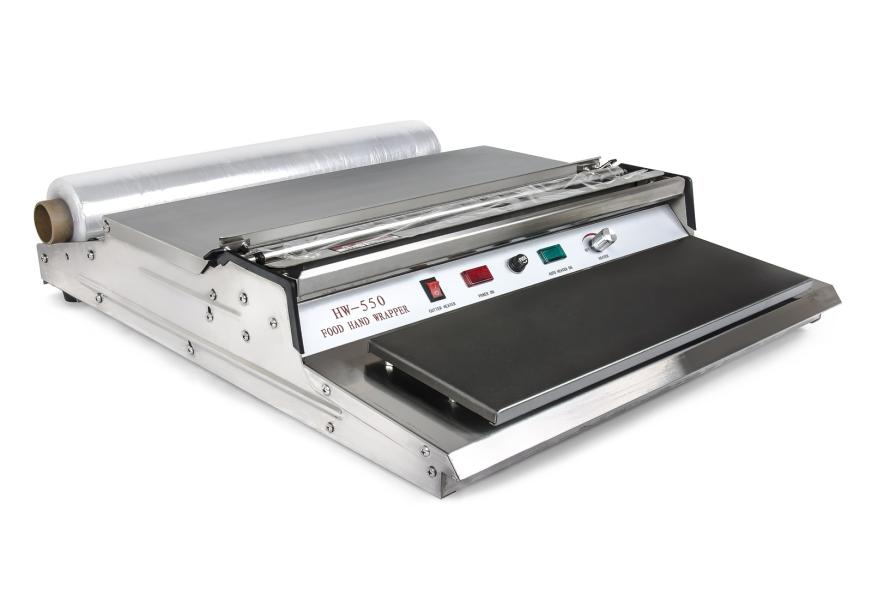 Ręczny licznik folii stretch HW-550 z paskiem topliwym