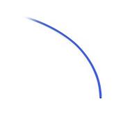 Rurka termokurczliwa 1,6 mm/0,6 mm niebieska