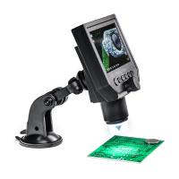 Przenośny mikroskop LCD 40x z przyssawką, wbudowaną baterią, USB, microSD