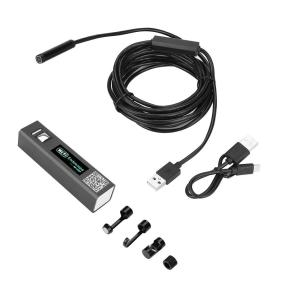 Endoskopowa kamera Wi-Fi z wodoodpornością IP66 i elastycznym przewodem o długości 5 m